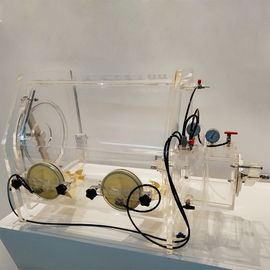Chiara scatola per guanti acrilica di Benchtop, scatola per guanti di isolamento con l'interfaccia di Kf
