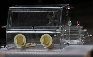Scatola per guanti di serie di Mt piccola, attrezzatura di laboratorio asciutta anteriore della scatola per guanti della porta di Access