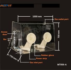 La scatola per guanti del laboratorio di ricerca della geologia Mt006-A elimina la stabilità di lavoro di livello della visione