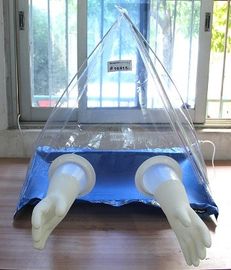 Scatola per guanti del laboratorio del PVC, borsa del guanto della piramide di Captair per ricerca difficile