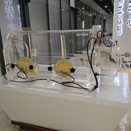 Piccola camera di prova della sigillatura sotto vuoto di controllo dell'ossigeno dell'acqua della scatola per guanti di vuoto