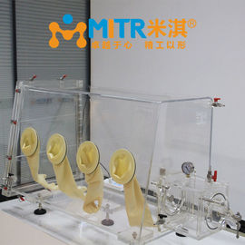 Attrezzatura di laboratorio materiale della scatola per guanti di vuoto di ricerca con il regolatore di Presure