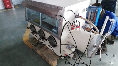 Laboratorio che purifica la scatola per guanti compatta, gas che elabora la scatola per guanti in atmosfera controllata