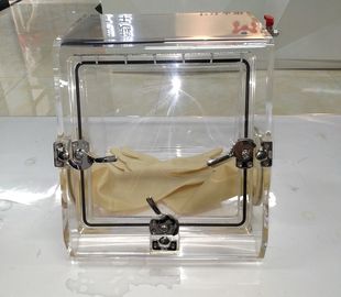 Scatola per guanti portatile del laboratorio della camera di prova con l'eliminazione dell'inceppo di gas inerte di larghezza di 40mm