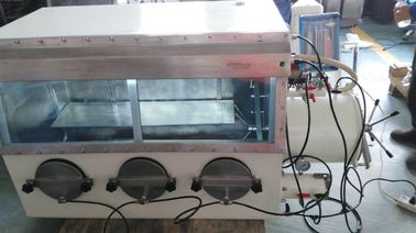 Scatola per guanti di vuoto dell'acciaio inossidabile della scatola per guanti del laboratorio del pulsometro per ricerca del laboratorio