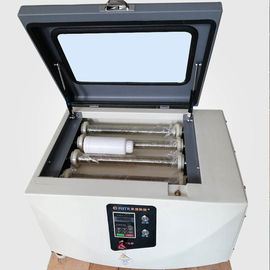 Piccolo mulino a palle del rotolo del laboratorio con la macchina del miscelatore del laboratorio del rullo del poliuretano quattro