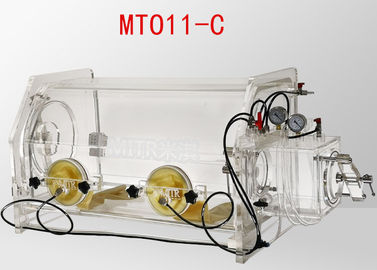 Dimensione portatile trasparente del sistema 800*550*600mm della scatola per guanti della scatola per guanti del laboratorio del piano d'appoggio