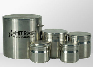 Barattolo 50ml - volume 2500ml/barattolo planetario del mulino a palle dell'acciaio inossidabile della macinazione della palla