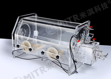 Attrezzatura di laboratorio della scatola per guanti del laboratorio dell'isolatore con il vuoto per i materiali elettronici