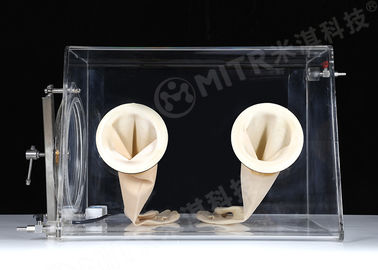 Scatola per guanti acrilica di vuoto del laboratorio con la limitazione del grado di vuoto - a 0,1 MPA